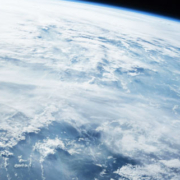 View of Earth's vast oceans from space, captured from a NASA spacecraft perspective