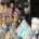 Egyptian souvenir shop displaying miniature pyramids, ancient Egyptian deity figurines, black cat statues, and decorative keepsakes