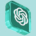 Green three-dimensional ChatGPT logo floating in the air with the recognizable white interwoven symbol