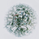 Conceptual globe depicting a miniature world filled with houses, condominium buildings, and urban structures arranged across its spherical surface