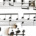 Musical notes and staff notation combined with interlocking puzzle pieces in a visual representation of music theory