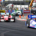 Number two racing car competing at a Grand Prix motorsport event