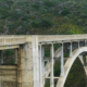Scenic bridge near Monterey, California, surrounded by the natural landscape of the Pacific Coast